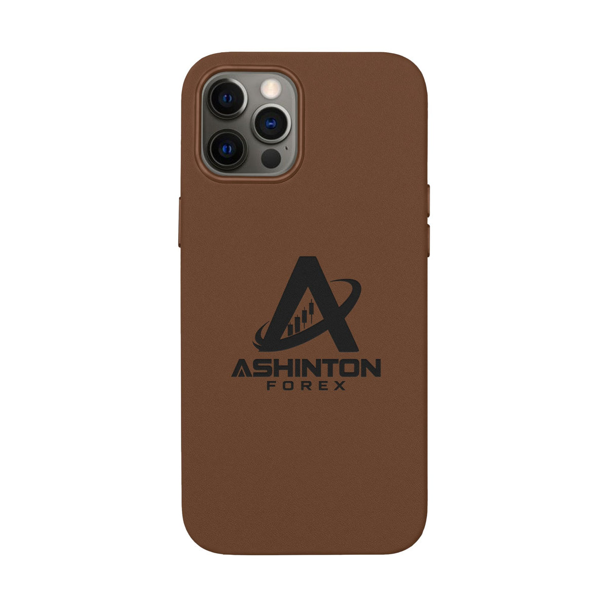 Ashinton Monogram Leather Phone Case