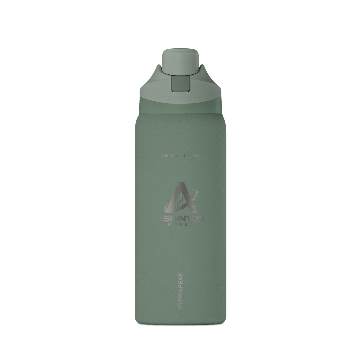 Ashinton Oasis Insulated Water Bottle – Leakproof Sports Bottle with Flip Straw