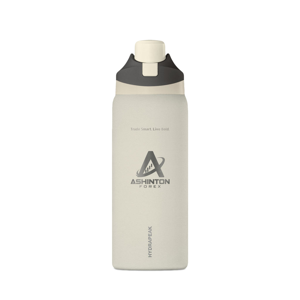 Ashinton Oasis Insulated Water Bottle – Leakproof Sports Bottle with Flip Straw
