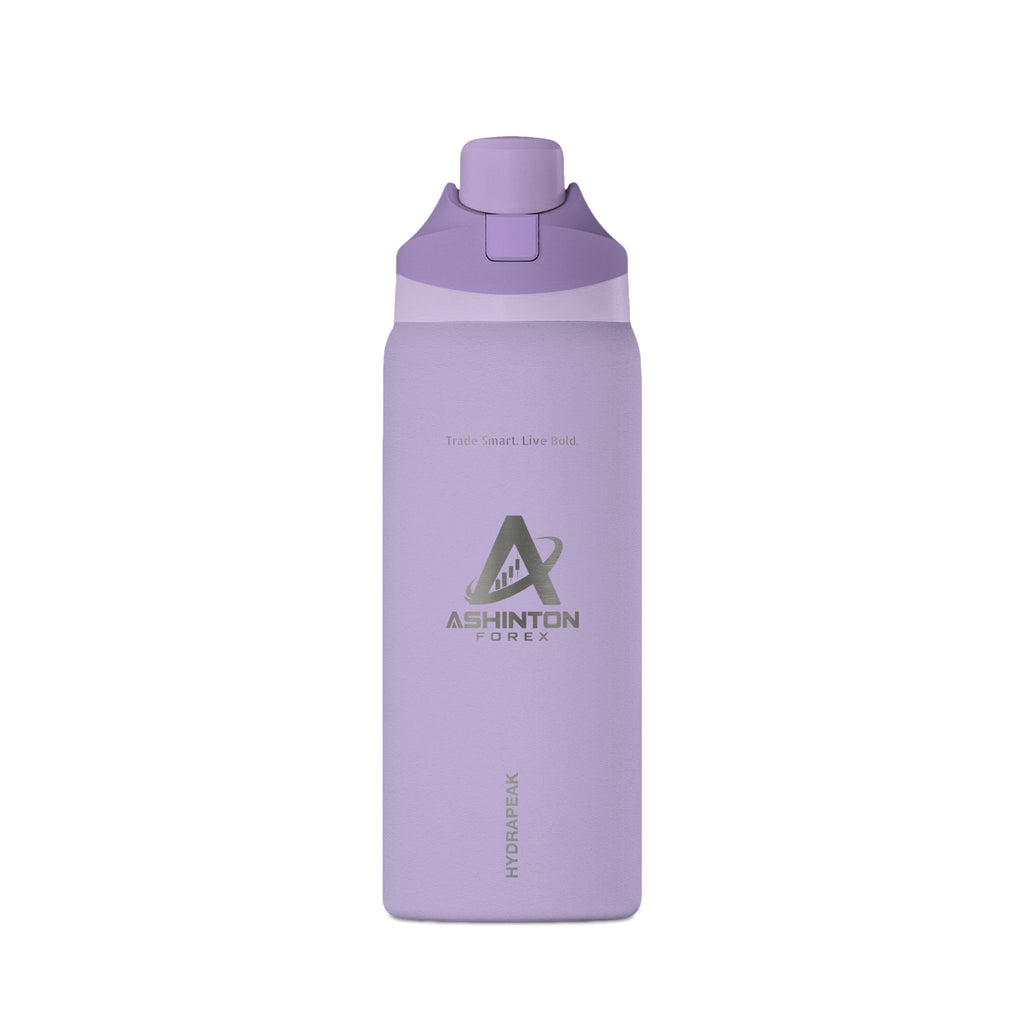 Ashinton Oasis Insulated Water Bottle – Leakproof Sports Bottle with Flip Straw